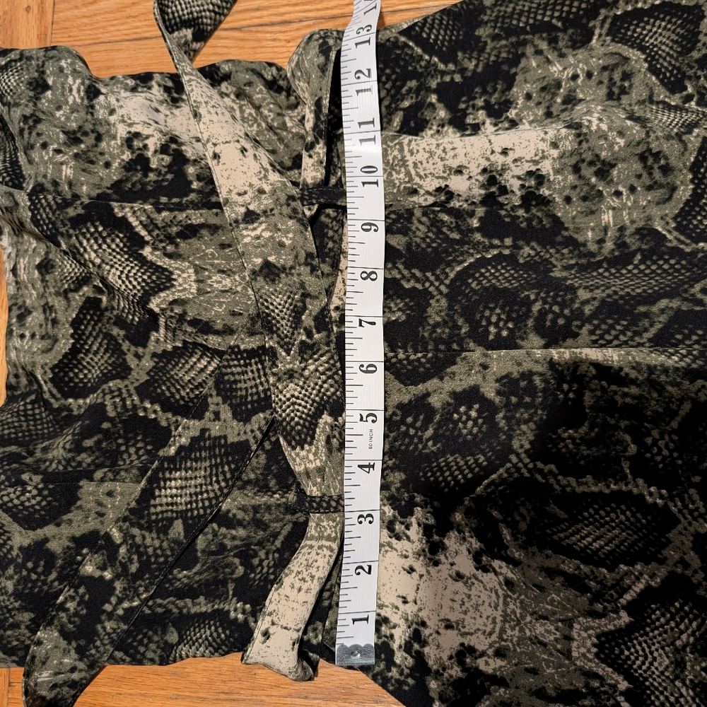 Strapless Snakeskin Print Jumpsuit XS - Picture 4 of 7
